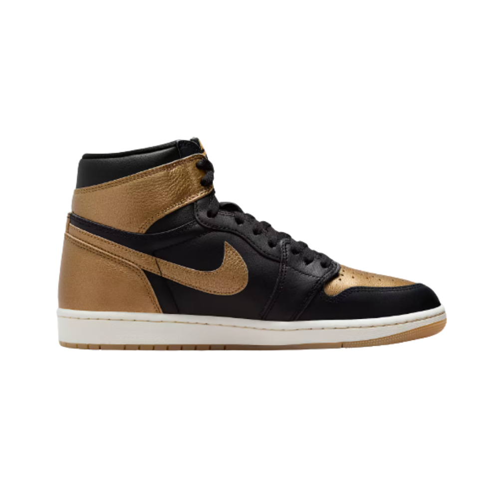 Nike Air Jordan 1 Retro High OG 'Black and Gold' | Iconic Style with Lux Shine