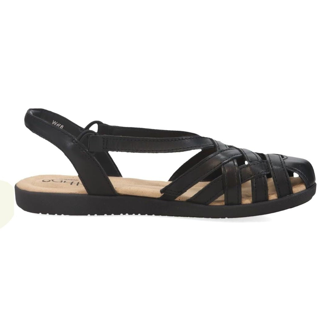 Earth Origins Nellie Sandal Black ETNELLIE-BLACK 001 | Women’s Comfortable Casual Shoes