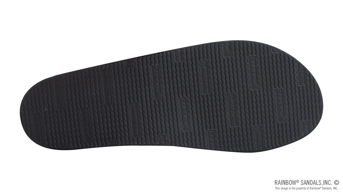 Rainbow Women's Single Layer Narrow Black Sandals 301ALTSN-TTBK
