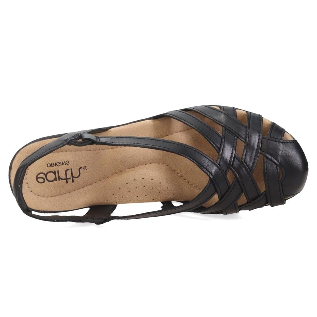 Earth Origins Nellie Sandal Black ETNELLIE-BLACK 001 | Women’s Comfortable Casual Shoes