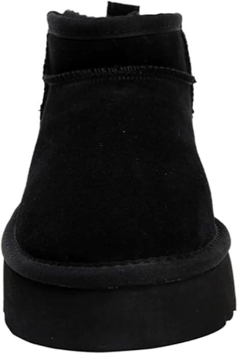 Lamo Ellie Platform Women's Boots I Neverwet Water and Stain Resistant Boot ,High-Quality Suede, Black