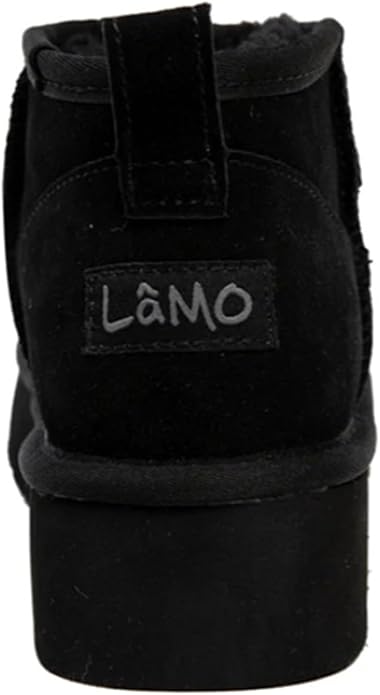 Lamo Ellie Platform Women's Boots I Neverwet Water and Stain Resistant Boot ,High-Quality Suede, Black