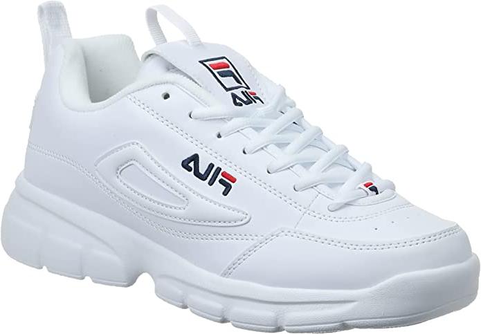 Fila Men's Disruptor SE Training Shoe – Fila White 1SX60022-166, Stylish, Chunky Sole & Comfortable Sneaker