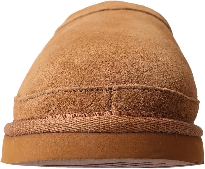 Lamo Jules Women's Clog Premium Suede I Slip-On, Durable & Slip-Resistant, Chestnut
