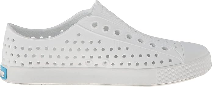 Native Shoes Jefferson, Lightweight & Waterproof Adult Shoe, Shell White/Shell White