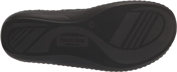 David Tate Women's Flats, Black Microfiber