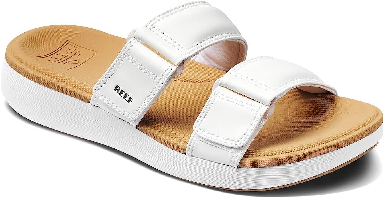 Reef Women's Cushion Cloud ROA Waterproof Sandal – White/Tan CJ0240