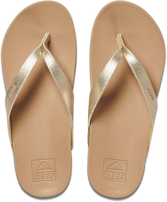 REEF Cushion Court Women's Flip Flop – Molded Cushion Footbed, Arch Support, Lightweight Comfort, Copper
