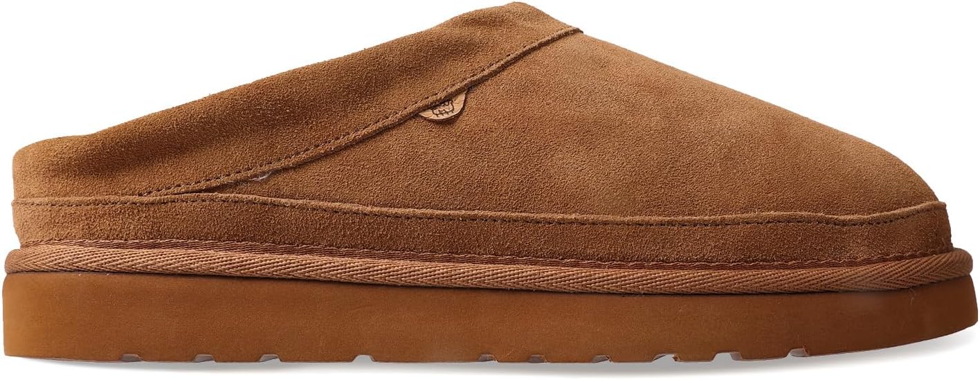 Lamo Jules Women's Clog Premium Suede I Slip-On, Durable & Slip-Resistant, Chestnut