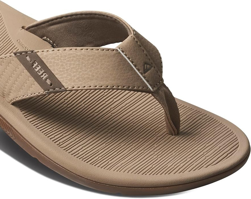 REEF Santa Ana Men's Flip Flop Sand - Water-Friendly, Arch Support, Cushioned Comfort, Non-Marking Outsole, Beach and Everyday Wear