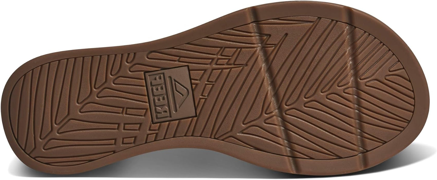 REEF Santa Ana Men's Flip Flop Sand - Water-Friendly, Arch Support, Cushioned Comfort, Non-Marking Outsole, Beach and Everyday Wear