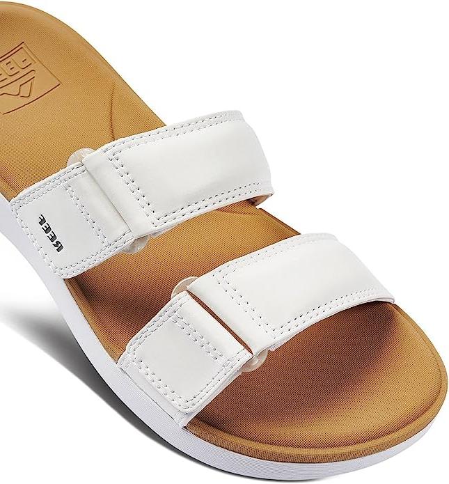 Reef Women's Cushion Cloud ROA Waterproof Sandal – White/Tan CJ0240