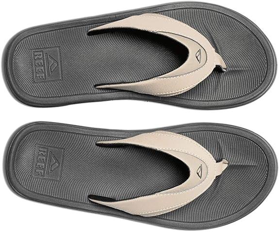 Reef Modern Men’s Flip-Flop Thong Sandal – Black Tan, Comfortable & Durable Beach Sandals