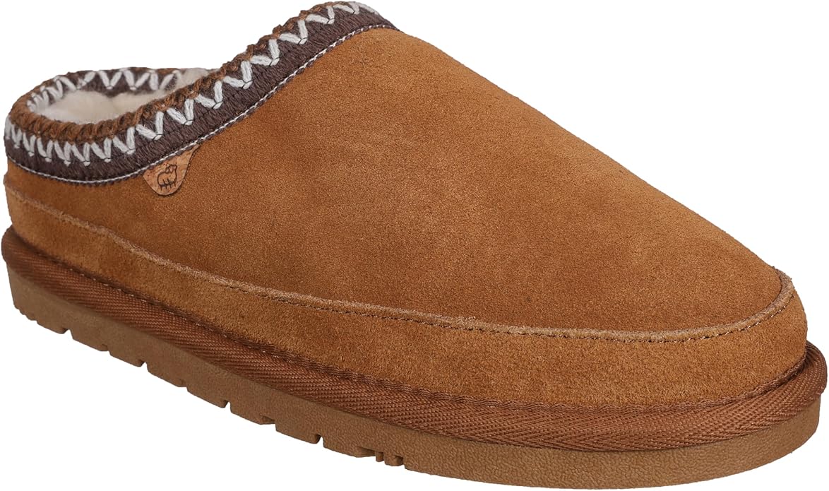 Lamo Kids Jules Youth Clog Slippers | Cozy Fleece Slip-On Indoor Outdoor Shoes