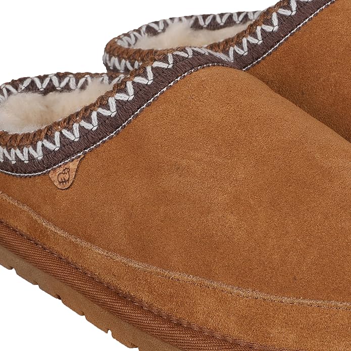 Lamo Kids Jules Youth Clog Slippers | Cozy Fleece Slip-On Indoor Outdoor Shoes