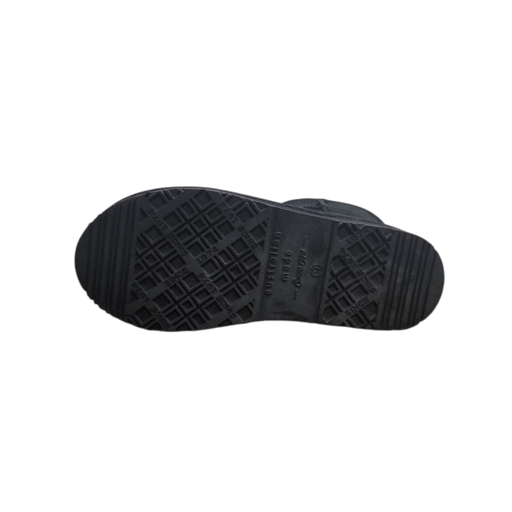 Burlee Australia Women's Classic Mini Sheepskin Boots - Black