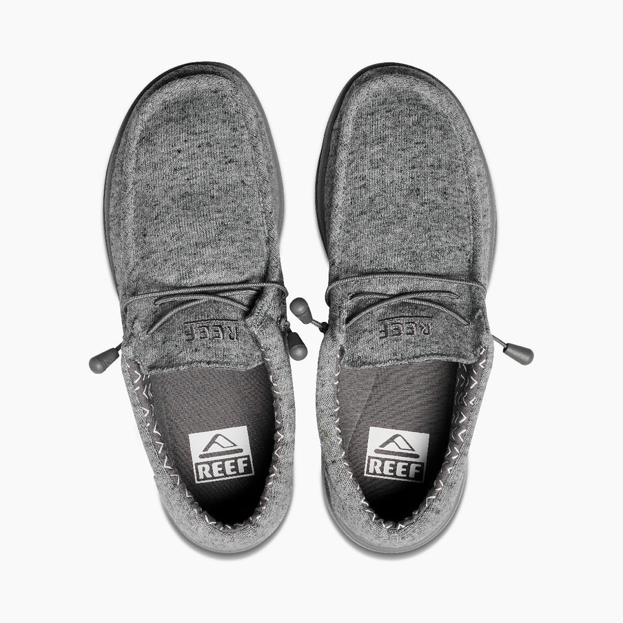 REEF Men's Cushion Coast Slip-On Shoe Light Gray – Lightweight Comfort with Memory Foam