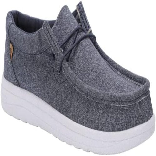 Lamo Men's Paul Lite I Lightweight, Breathable, Cushioned, Relaxed Fit, Slip-On Loafers, Blue Jersey