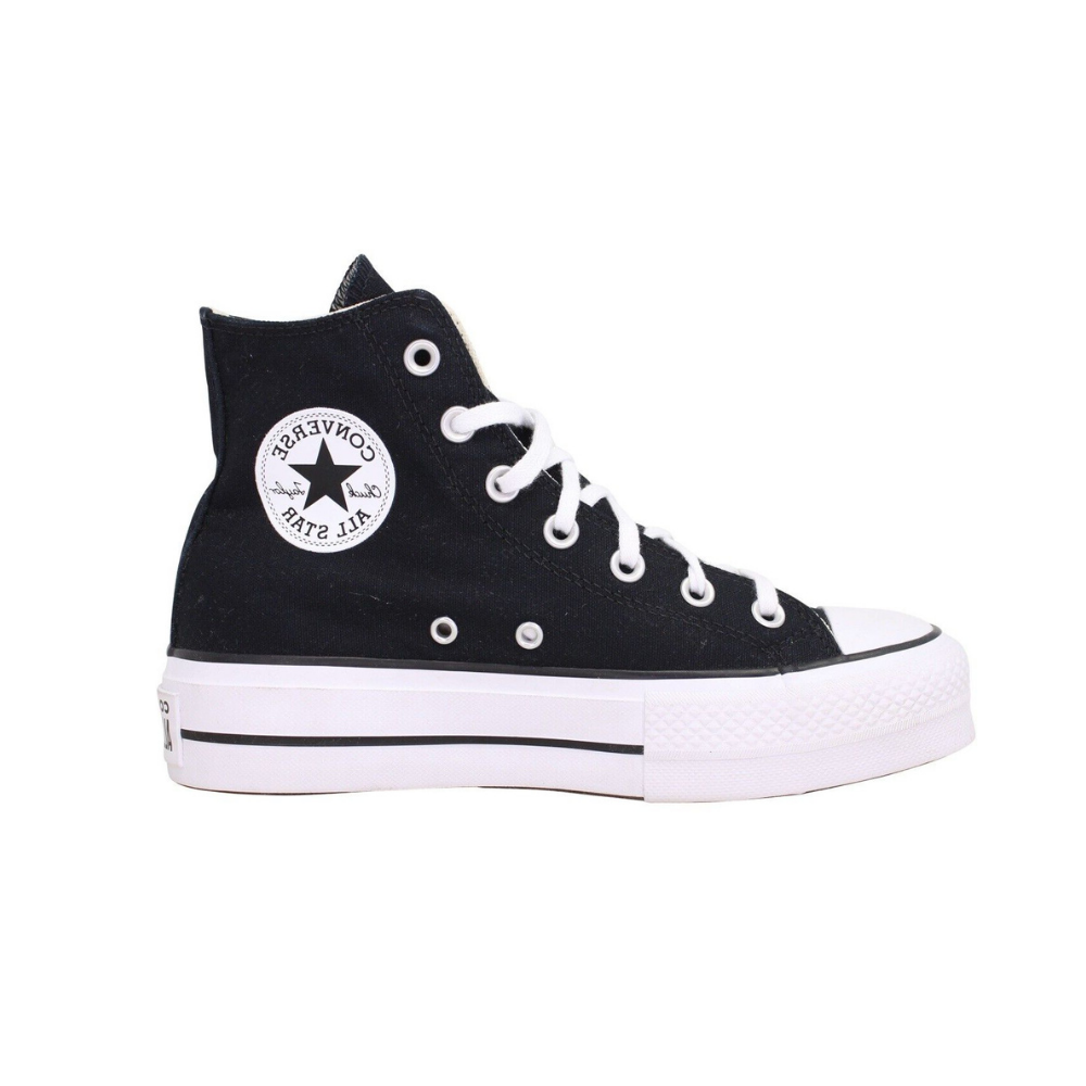 Converse Ctas Lift Hi Black/Black/White 560845F Women's