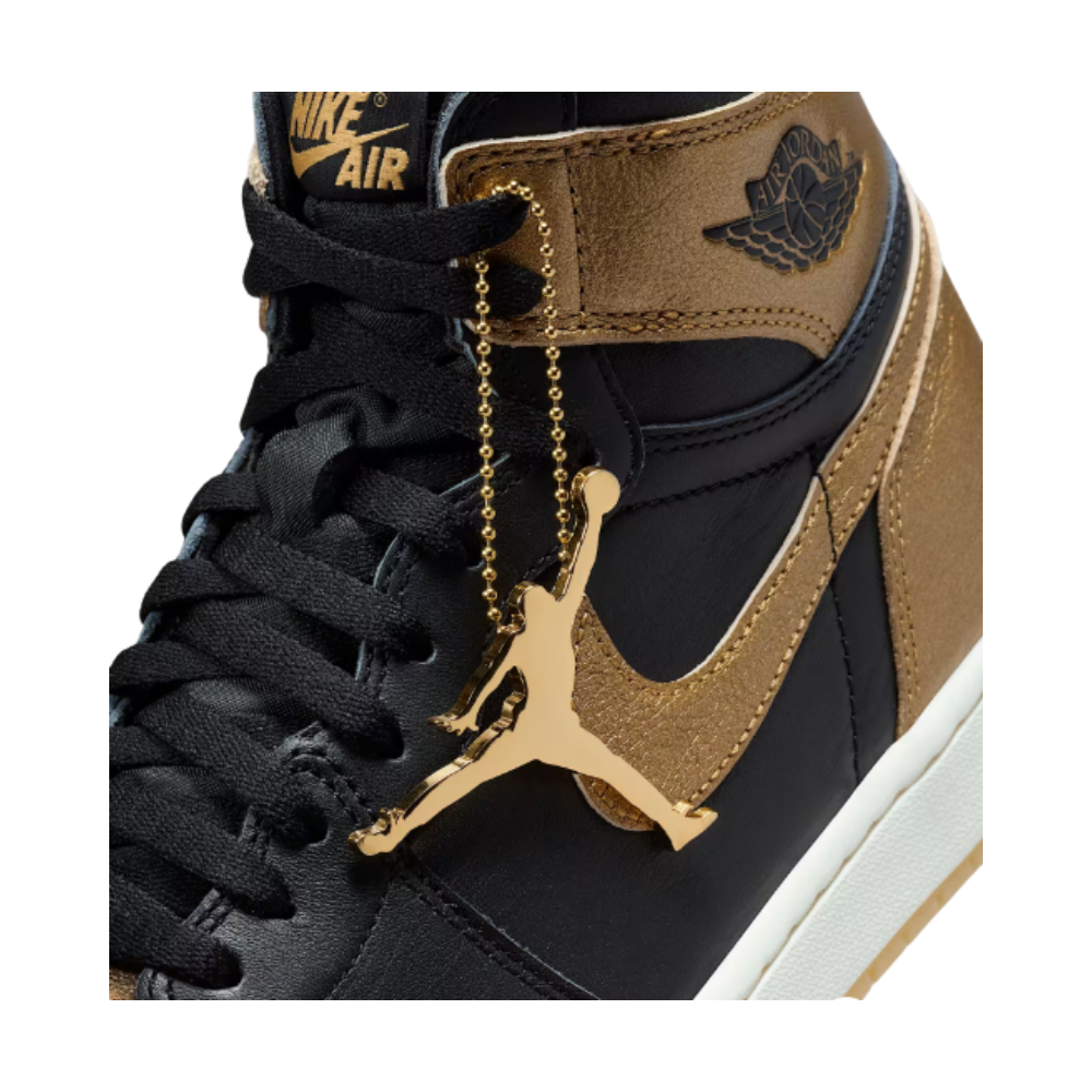 Nike Air Jordan 1 Retro High OG 'Black and Gold' | Iconic Style with Lux Shine