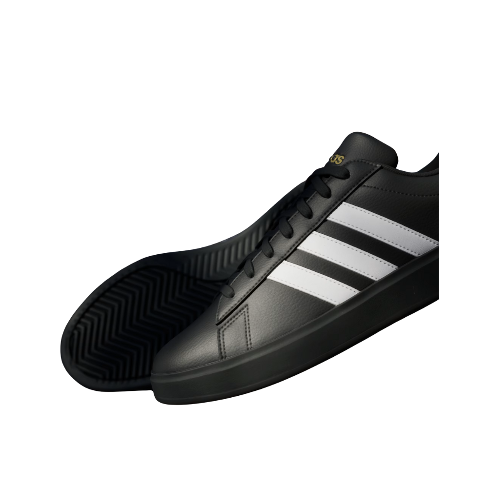 Adidas Men's Grand Court 2.0 Tennis Shoes Black JR0546