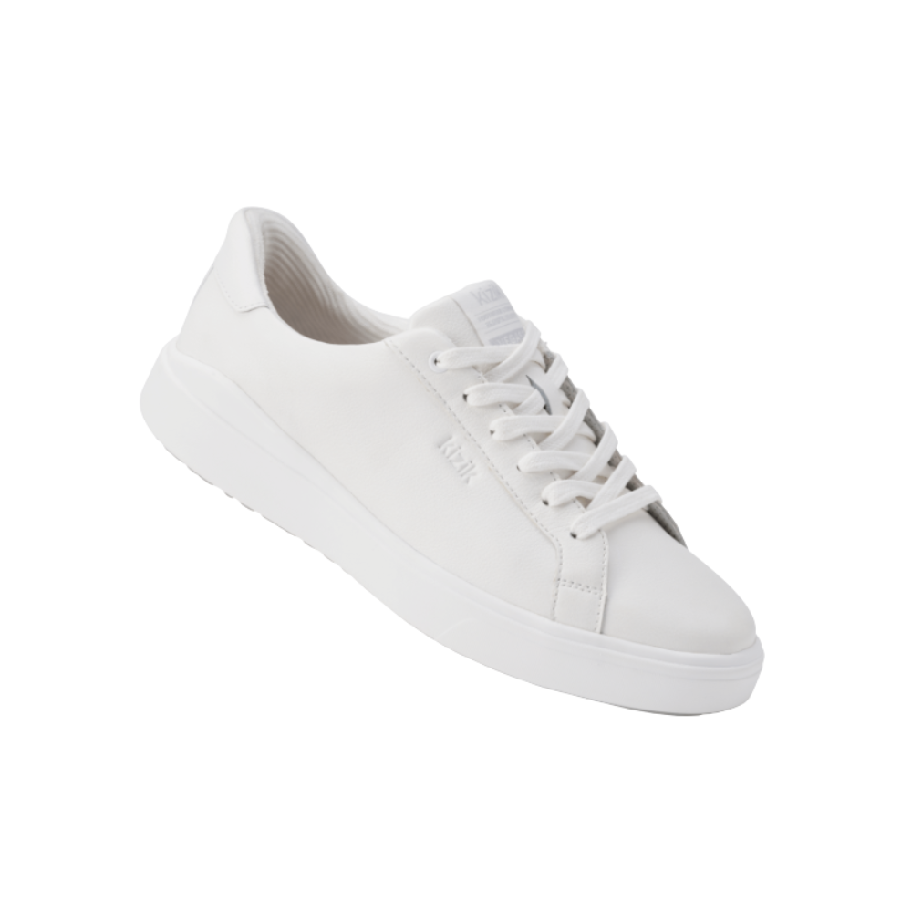 Kizik Women’s Vegas 2 – Hands-Free Leather Sneakers - Bright White