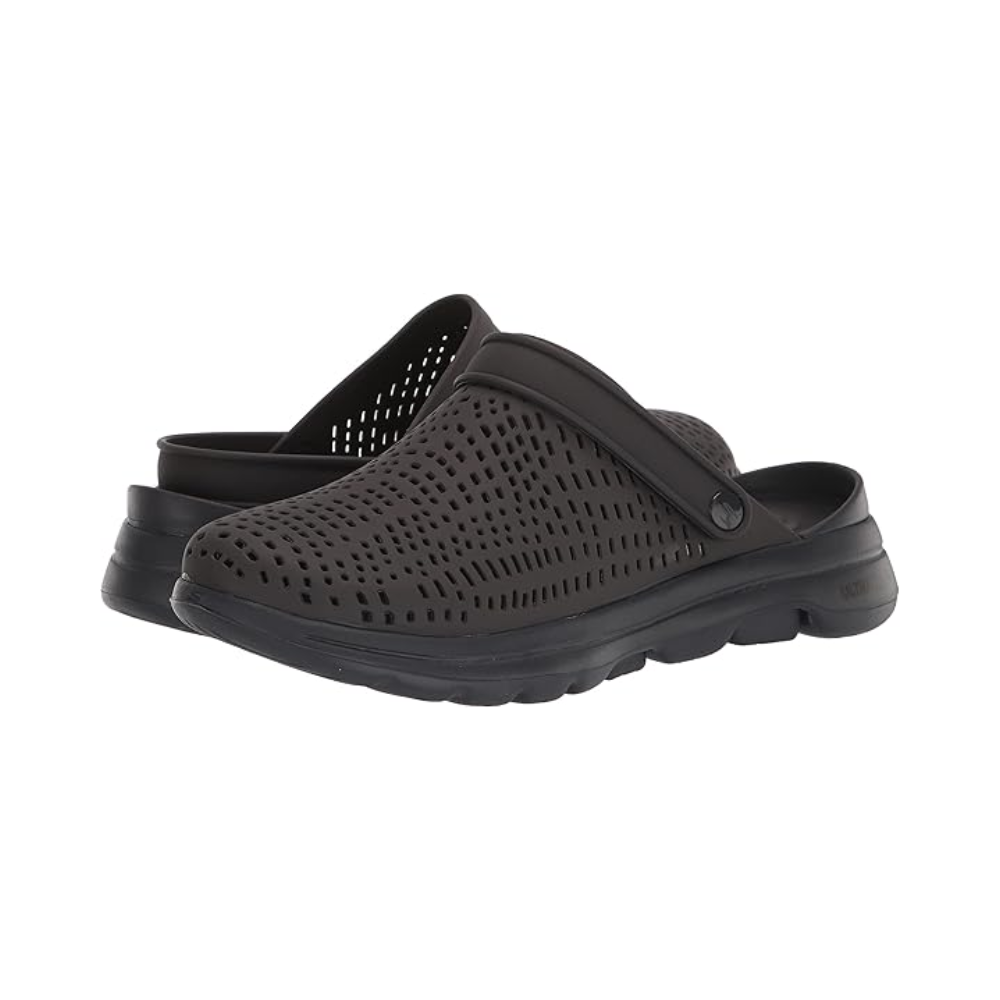 Skechers GOwalk 5 Women's Sandal – 111144 Plum Harmony | Lightweight Slip-On Comfort Sandals with Contoured Footbed, Responsive Ultra Go Cushioning, Arch Support, Machine Washable