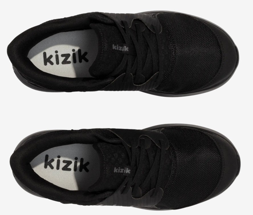 Kizik Kids’ Anaheim Slip-On Sneakers Hands-Free No-Tie - Black