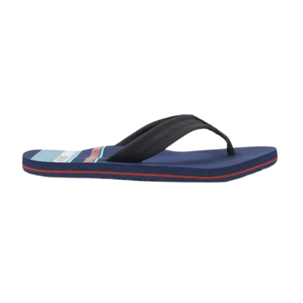 Reef Men's Waters Navy / Stripe Flip-Flop RF0A3YKUNSR Sandals