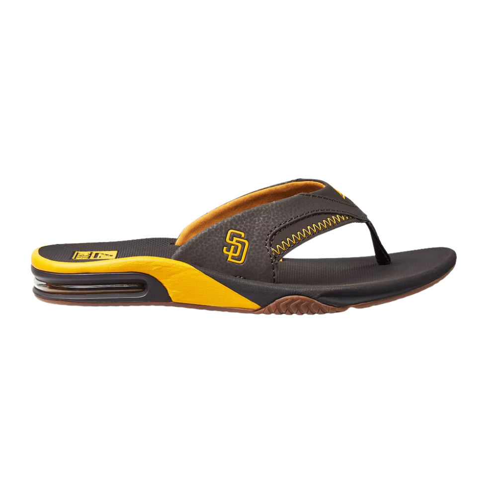Reef Men's San Diego Padres Fanning Bottle Opener Sandals - CI4847