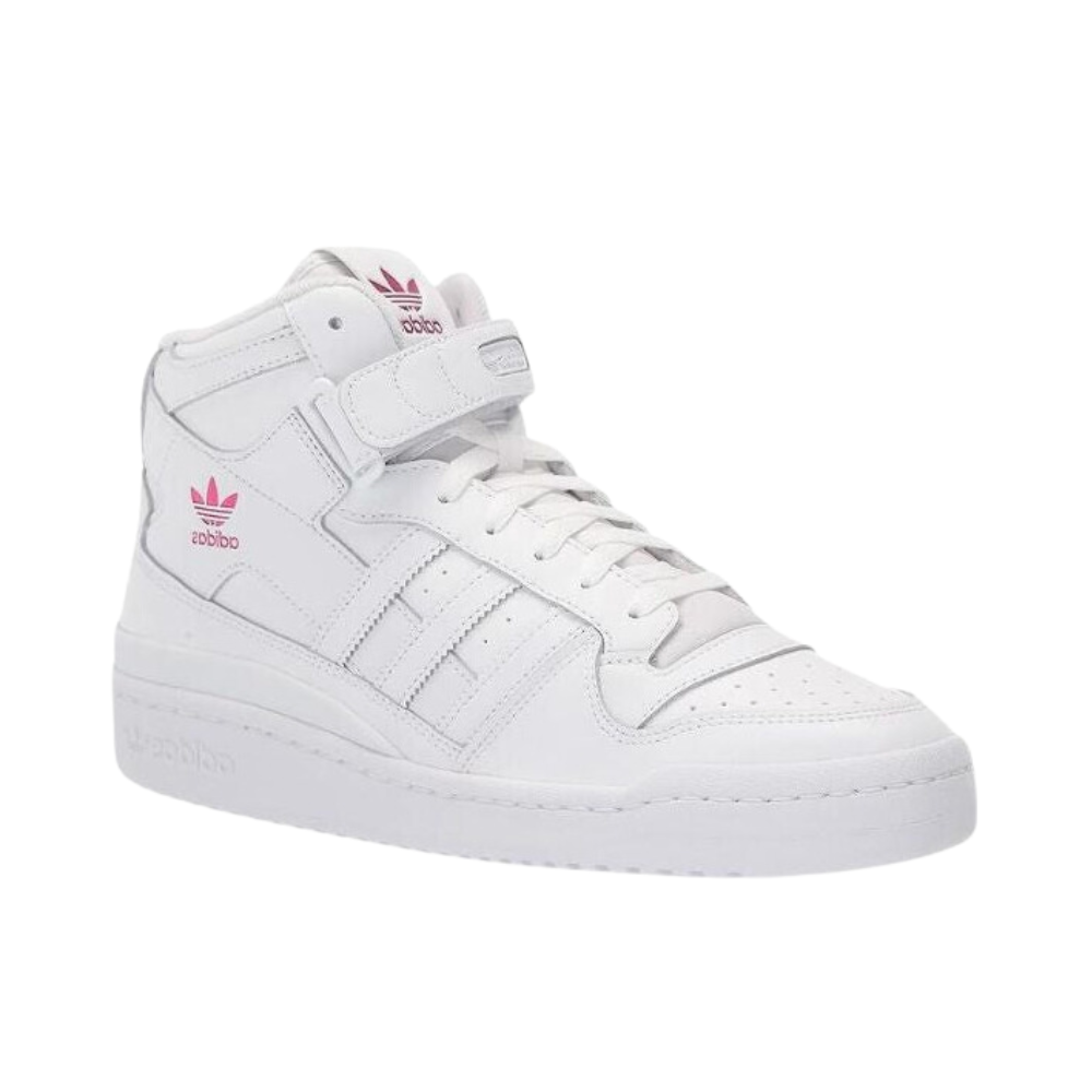 Adidas Forum Mid Top Women's Basketball-inspired Leather Sneaker, Pink G57984