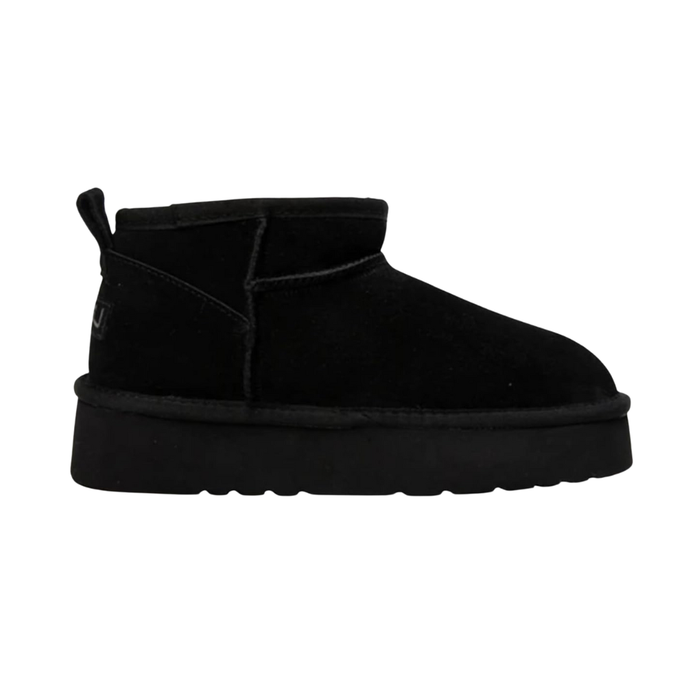 Lamo Ellie Platform Women's Boots I Neverwet Water and Stain Resistant Boot ,High-Quality Suede, Black