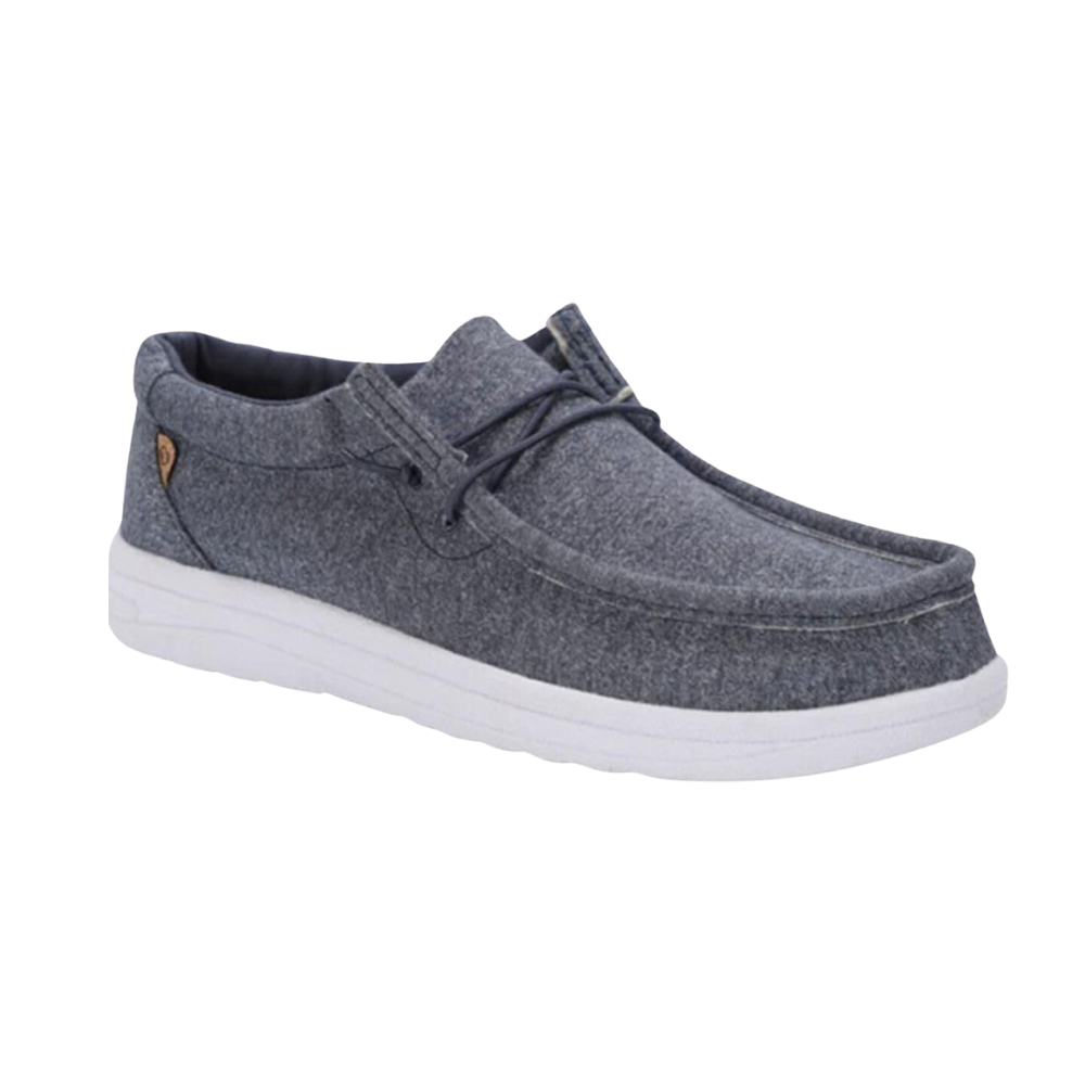 Lamo Men's Paul Lite I Lightweight, Breathable, Cushioned, Relaxed Fit, Slip-On Loafers, Blue Jersey