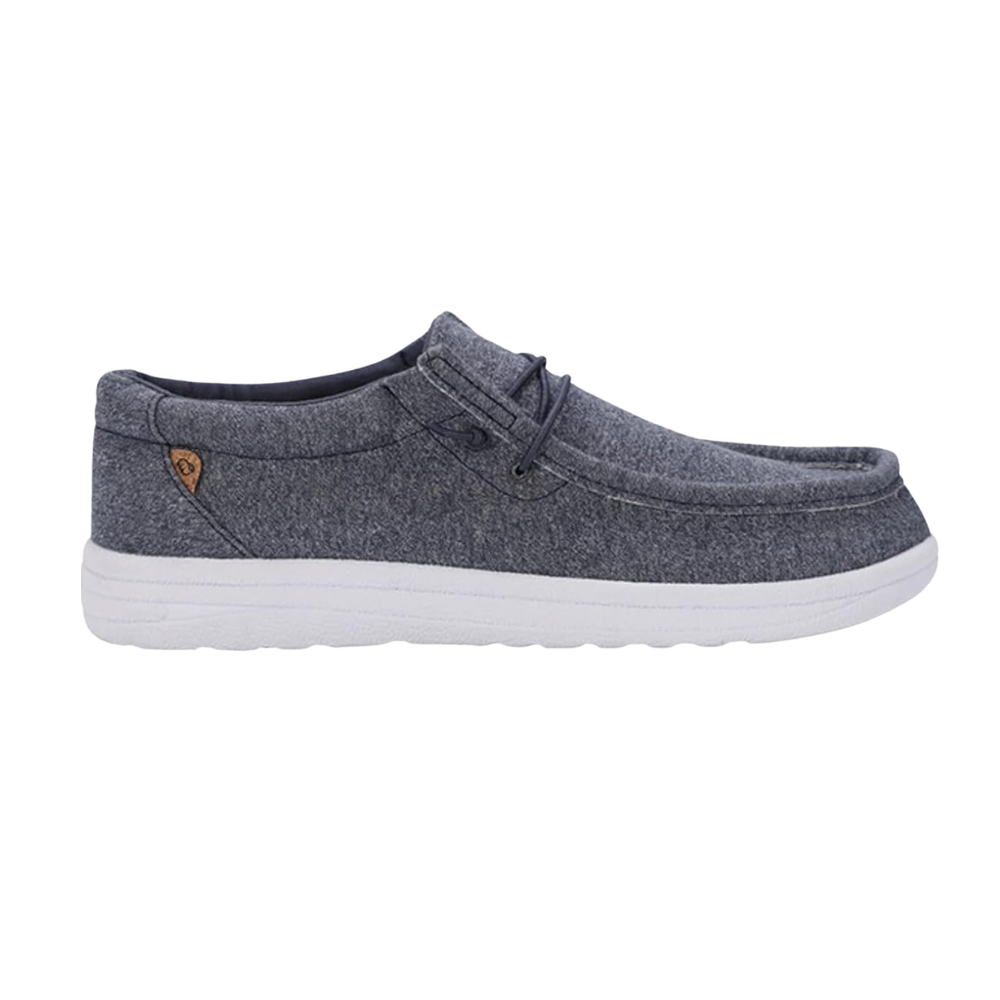 Lamo Men's Paul Lite I Lightweight, Breathable, Cushioned, Relaxed Fit, Slip-On Loafers, Blue Jersey