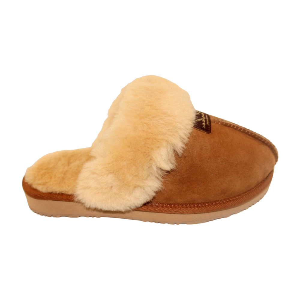 Burlee Luxury Genuine Sheepskin Unisex Warm Slipper – 100% Australian-Made, Ultra-Cozy & Comfortable