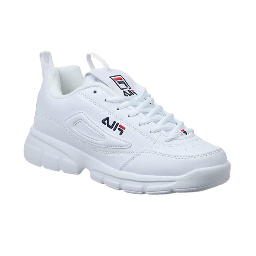 Fila Men's Disruptor SE Training Shoe – Fila White 1SX60022-166, Stylish, Chunky Sole & Comfortable Sneaker