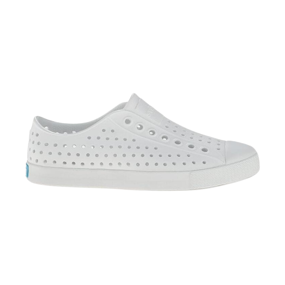 Native Shoes Jefferson, Lightweight & Waterproof Adult Shoe, Shell White/Shell White
