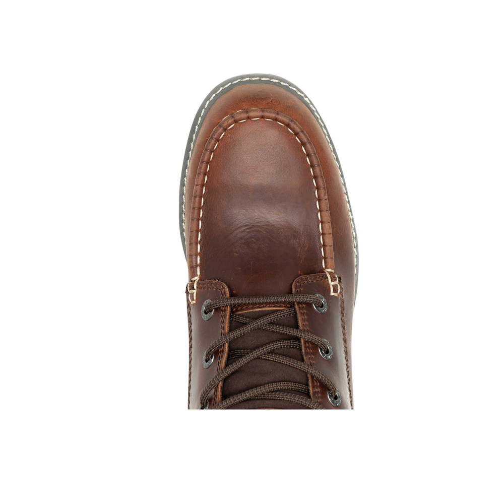 Wolverine Men's Trade Wedge Waterproof Steel Toe 6" Construction Boot – Rust W23117
