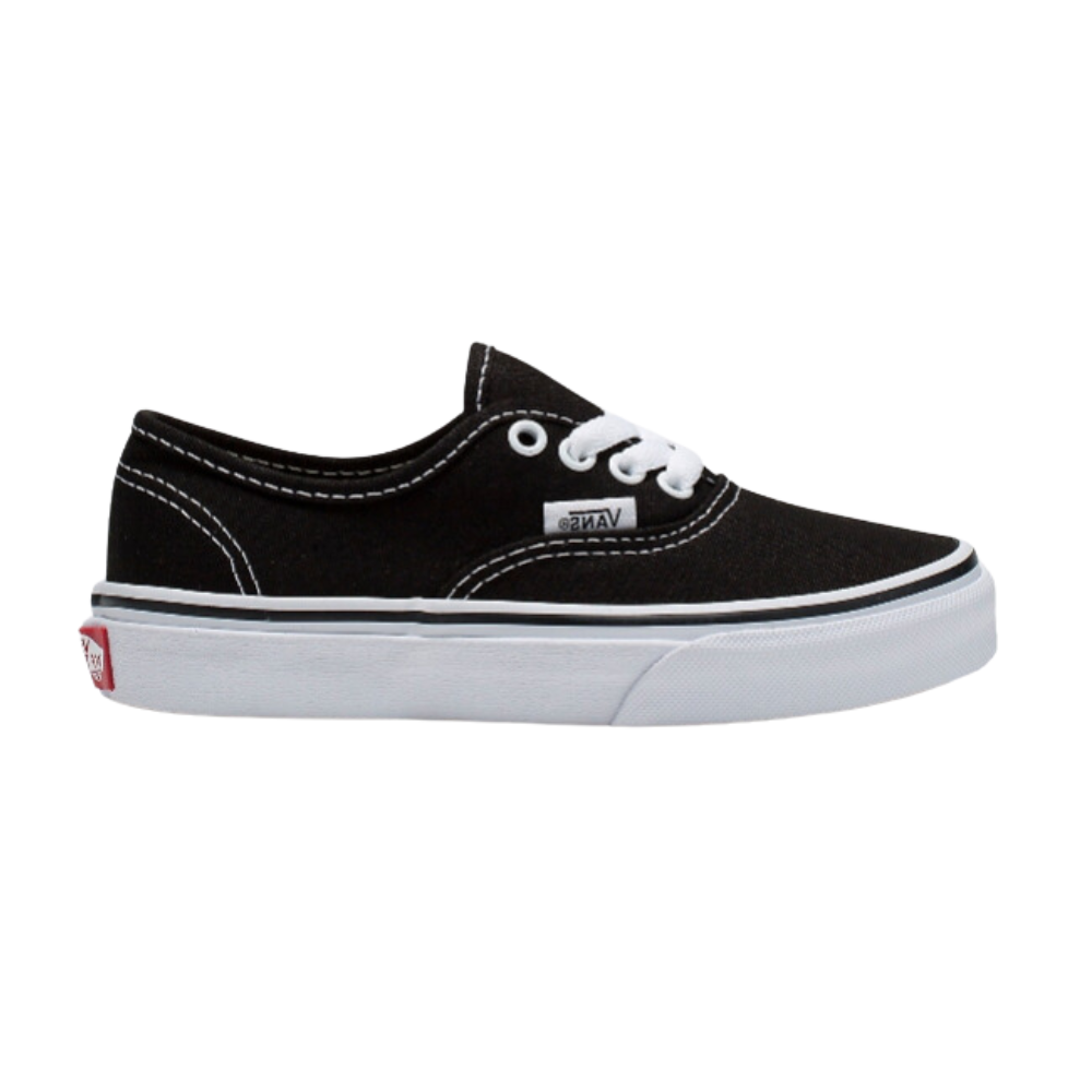 Vans Classic Canvas Toddler, Low-Top Sneaker I Cushioned, Breathable & Comfortable, Black / White