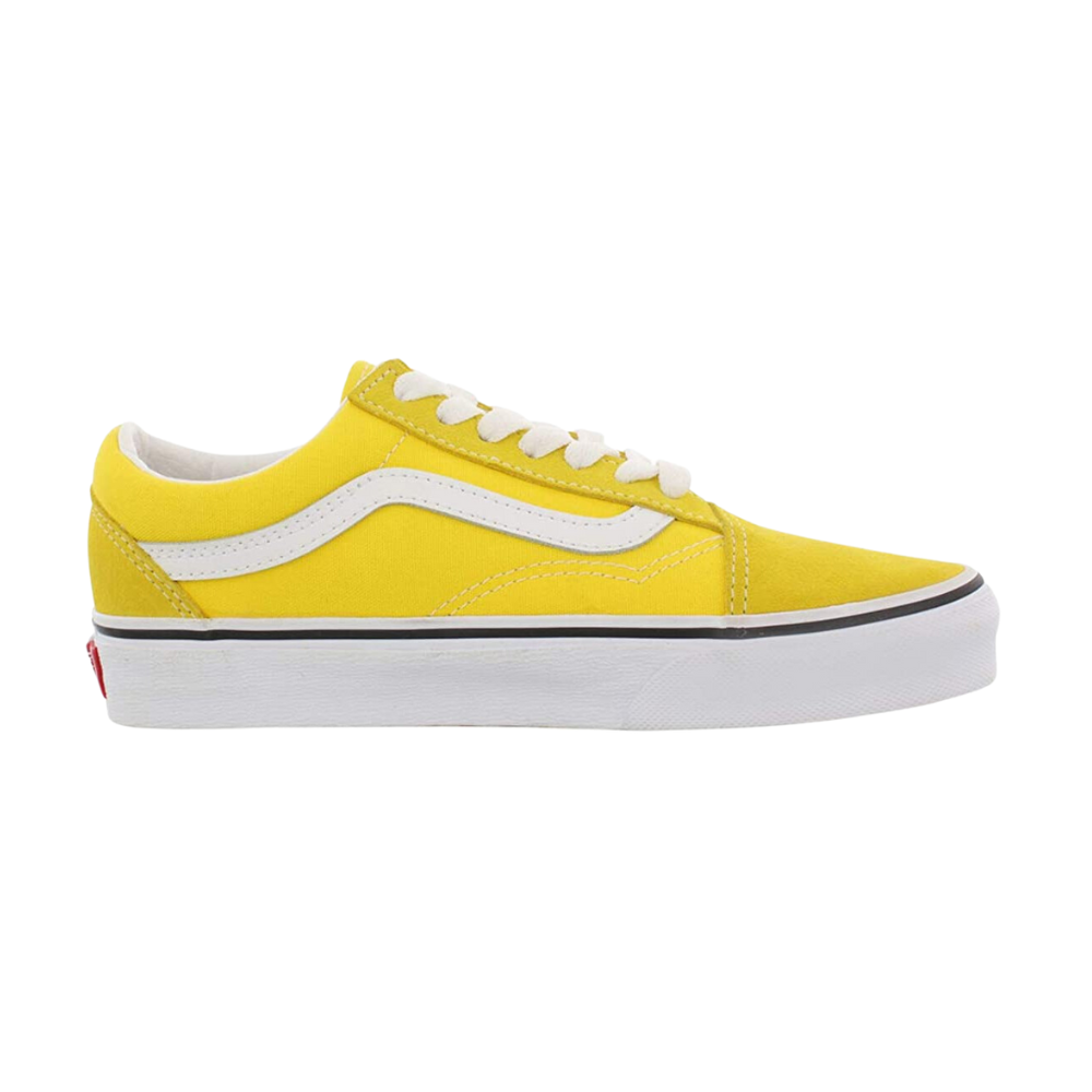 Vans Unisex Iconic Canvas Classic Trainers, Golden Haze True White