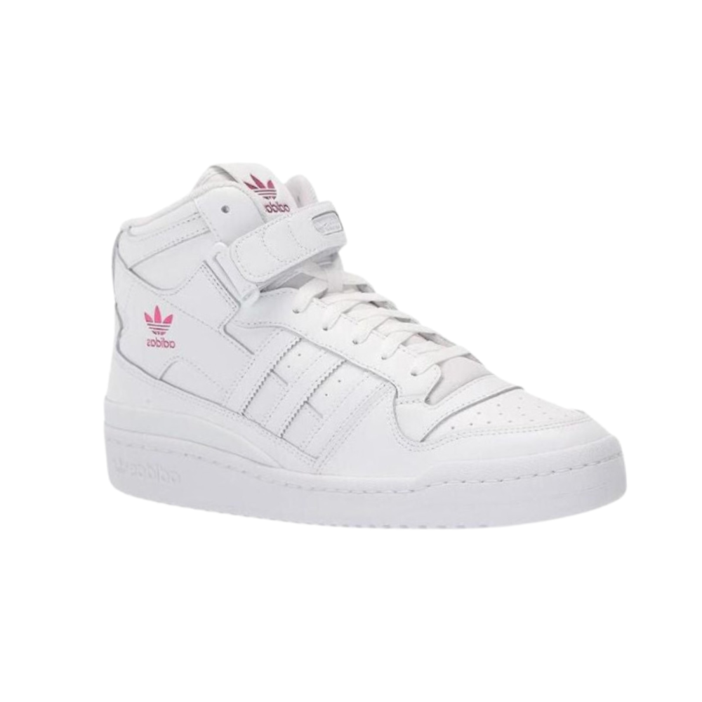 Adidas Forum Mid Top Women's Basketball-inspired Leather Sneaker, Pink G57984