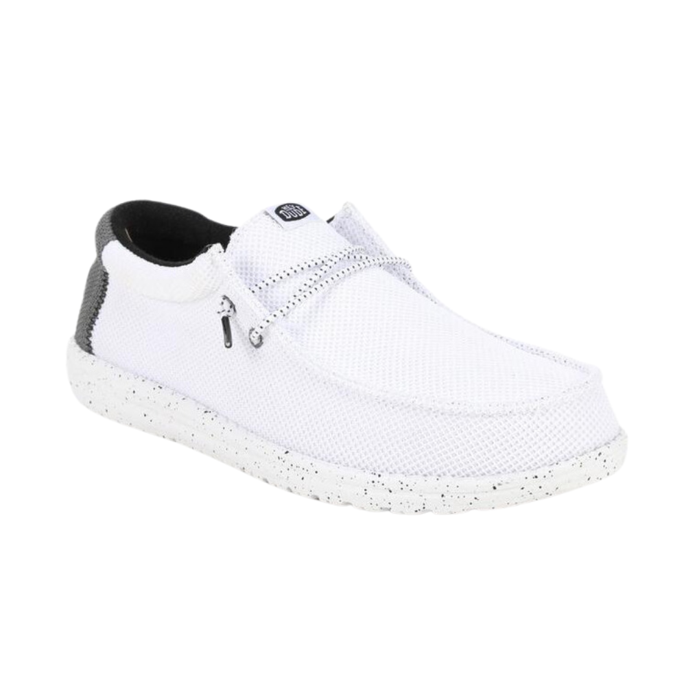 Hey Dude Men's Wally Varsity Casual Shoes – Lightweight, Comfortable, Slip-On Loafers