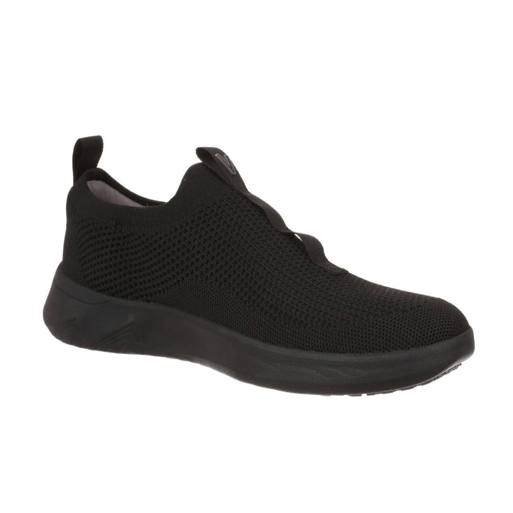 Vionic Women’s Advance Slip-On Black Sneakers – Orthotic Comfort Walking Shoes with Arch Support, Lightweight & Easy On/Off Design
