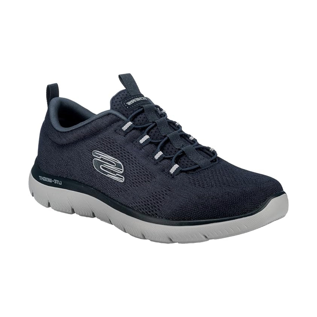 Skechers Men's Summits - Louvin Wide Width Slip-On Sneaker, Navy 232186W