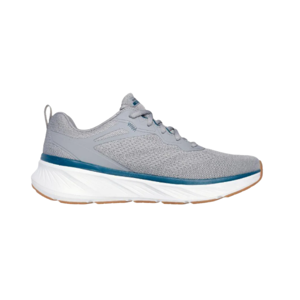 Skechers Men’s Edgeride Exxo Sneaker – Ultra Lightweight Comfort Walking, Workout Shoe, Grey/Turquoise