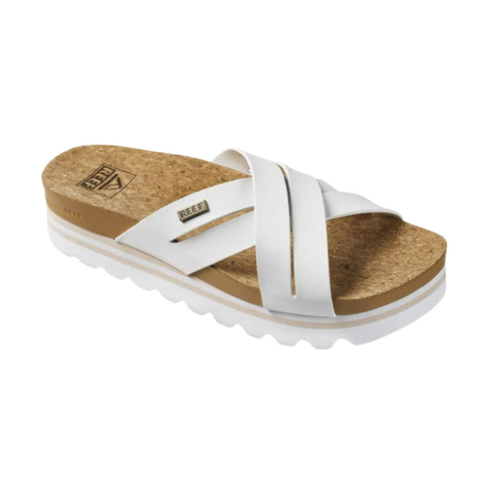 REEF Cushion Bloom Hi Women's Platform Fashion Sandal, Vegan Leather X Strap