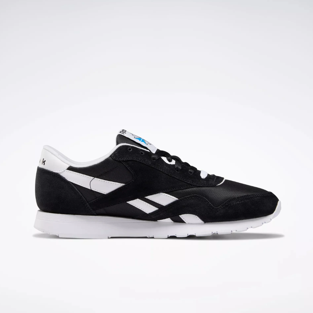 Reebok Classic Nylon Men's Sneakers - Team Navy / Platinum / Black / Black White FV1595