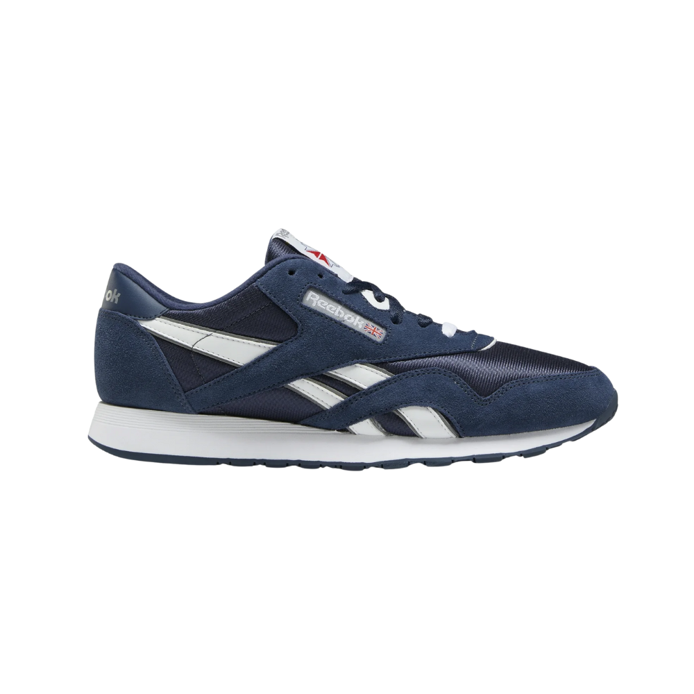 Reebok Classic Nylon Men's Sneakers - Team Navy / Platinum / Black / Black White FV1595