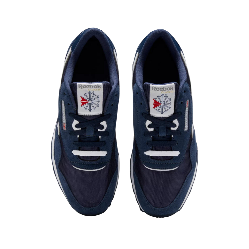 Reebok Classic Nylon Men's Sneakers - Team Navy / Platinum / Black / Black White FV1595