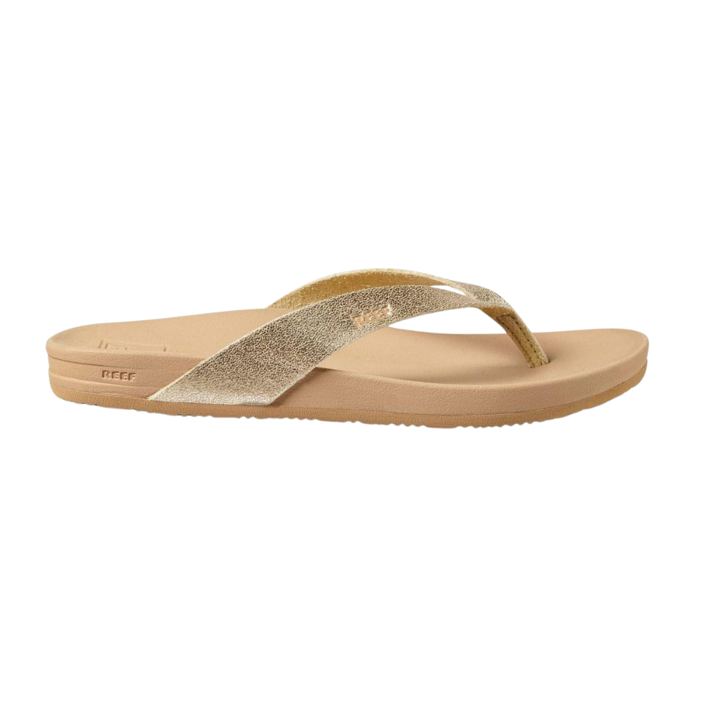 REEF Cushion Court Women's Flip Flop – Molded Cushion Footbed, Arch Support, Lightweight Comfort, Copper